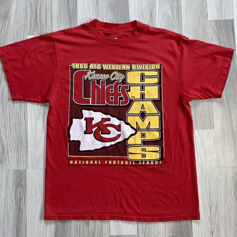 1995 Kansas City Chiefs Shirt Red Shirt